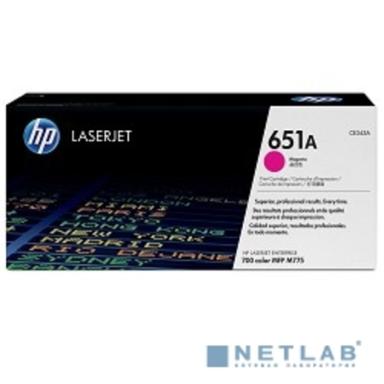 HP CE343A Картридж 651A ,Magenta{LaserJet 700 Color MFP 775, Magenta, (16000стр.)}