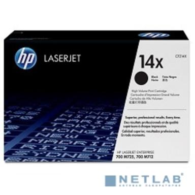 HP CF214X Картридж, Black{LaserJet 700 MFP M712, Black, (17 500стр.)}