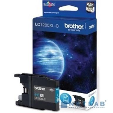 Brother LC-1280XLC Картридж , Cyan MFC-J6510/6910DW, Cyan, (1200стр)(LC1280XLC)
