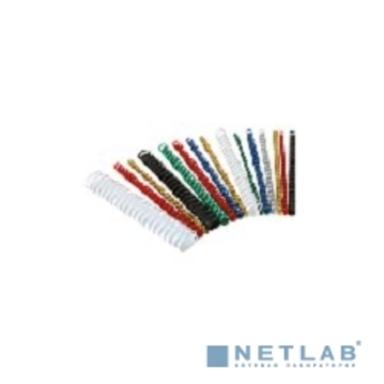Lamirel Пружина пластиковая LA-7866702 (6 мм. Цвет: черный, 100 шт.)