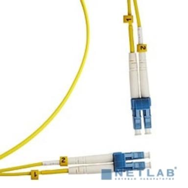 Hyperline FC-D2-9-LC/­UR-LC/­UR-H-1M-LSZH-YL Патч-корд волоконно-оптический (шнур) SM 9/­125 (OS2), LC/­UPC-LC/­UPC, 2.0 мм, duplex, LSZH, 1 м