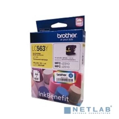 Brother LC-563Y Картридж ,Yellow{MFCJ2510/2310, Yellow, (600стр.)}