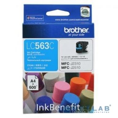 Brother LC-563C Картридж ,Cyan MFCJ2510/2310, Cyan, (600стр.)(LC563C)
