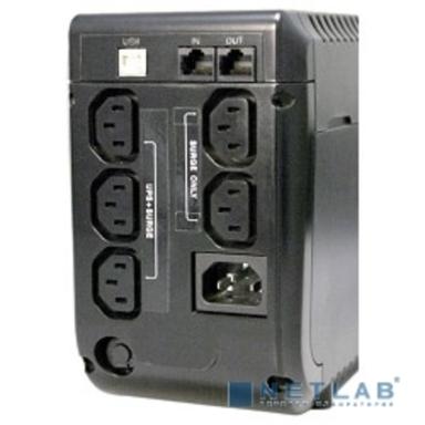 PowerCom Imperial IMP-825AP ИБП {Line-Interactive, 825VA / 495W, Tower, 5 xC13:3 с резервным питанием + 2 с фильтрацией, USB} (507305)