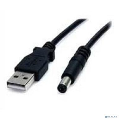 Gembird/Cablexpert CC-USB-AMP35-6 (N), Кабель USB 2.0 Pro , AM/DC 3,5мм (для хабов), 1.8м, экран, черный, пакет 