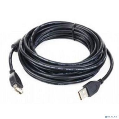 Gembird/Cablexpert CC-USB2-AMAF-6B USB 2.0 кабель удлинительный 1.8м AM/AF  ,черный, пакет 