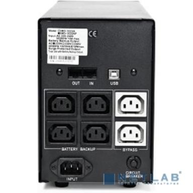 PowerCom Imperial IMP-3000AP ИБП {Line-Interactive, 3000VA / 1800W, Tower, 6 х IEC320 С13 с резервным питанием, USB} (747928)