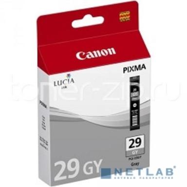 Canon PGI-29GY 4871B001 Картридж для Pixma Pro 1, Серый, 179стр.