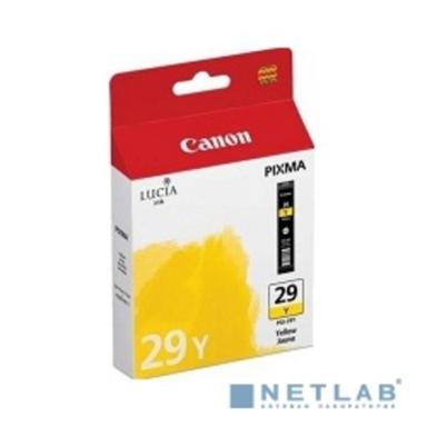 Canon PGI-29Y 4875B001 Картридж для Pixma Pro 1, Желтый, 290стр.