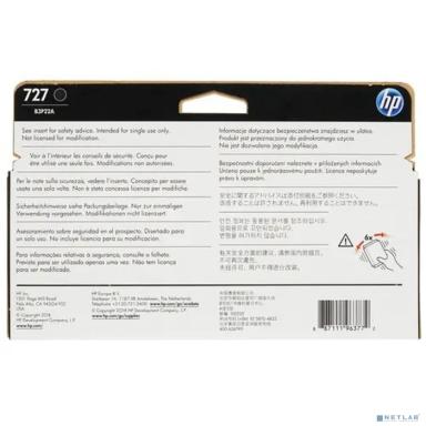 HP B3P22A Картридж №727, Matte Black {Designjet T920/T1500, Matte black (130ml)}