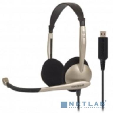 KOSS CS-100 USB {гарнитура,дуговые,част,д30\16Гц,импеданс 32 Ом,чувствительность 91 дБ  миниразъем, шнур 2,4м}