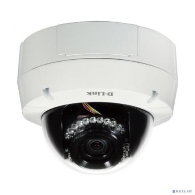 D-Link DCS-6513/A1A PROJ Внешняя купольная сетевая 3 МП Full HD-камера с поддержкой WDR, PoE и ночной съемки