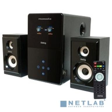 Dialog Progressive AP-220 BLACK {2.1, 30W+2*12W RMS, USB+SD reader}