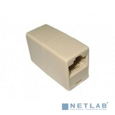 VCOM VTE7713-1/10 Модуль RJ-45 - RJ-45 проходной, кат. 5e (10 шт. в уп-ке), блистер [693751088607]