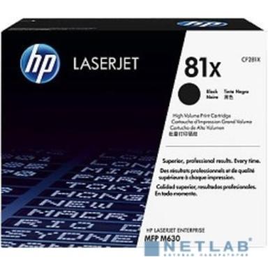HP CF281X Картридж, Black {LJ ENTERPRISE MFP M630, (25000стр.)}