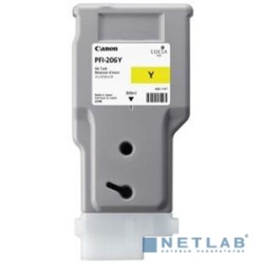 Canon PFI-206 B Картридж  для плоттера iPF6400/6450. Светло-голубой. 300 мл.