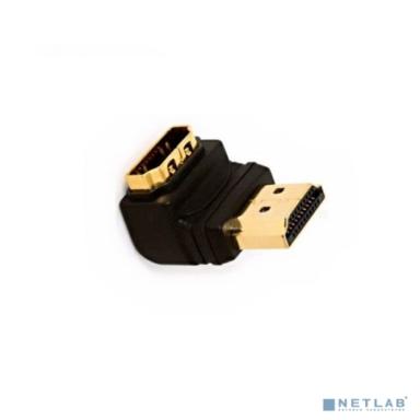 5bites HA1005 Переходник HDMI M / HDMI F 90°, зол.разъемы, Г-образный