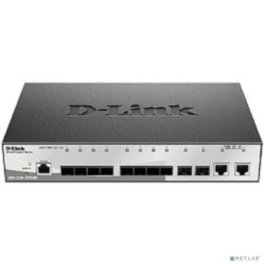 D-Link DGS-1210-12TS/ME/B1A Управляемый L2 коммутатор с 10 портами 1000Base-X SFP и 2 портами 10/100/1000Base-T