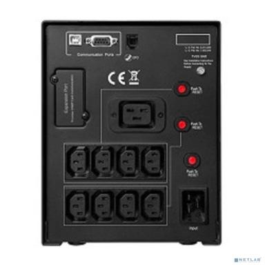 CyberPower PR2200ELCDSL ИБП {Line-Interactive, Tower, 2200VA/1980W USB/RS-232/EPO/SNMPslot (8 IEC С13, 1 IEC C19), 12В/9 Ач х 4}