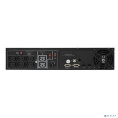 CyberPower PR1000ELCDRT2UA ИБП {Line-Interactive, 1000VA/900W USB/RS-232/Dry/EPO/SNMPslot/RJ11/45 (8 IEC С13), 12В/7 Ач х 4}