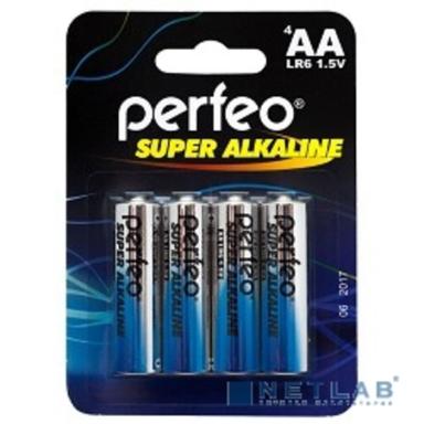 Perfeo LR6/4BL Super Alkaline (4 шт. в уп-ке)