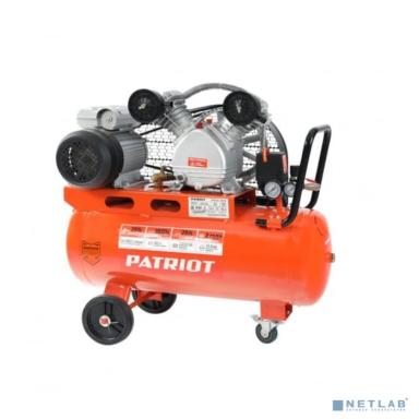 PATRIOT Expert Компрессор поршневой ременной [525306325] { PTR 50-450A, 450 л/мин, 10 бар, 2200 Вт, 50 л, быстросъемный 1/4" + "елочка" }
