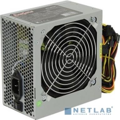 Exegate EX244555RUS Блок питания 500W Exegate UN500, ATX, 12cm fan, 24+4pin, 6pin PCI-E, 4*SATA, 1*FDD, 1*IDE