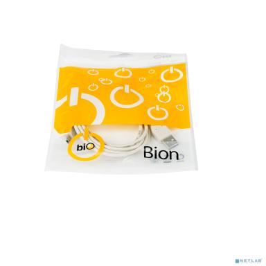 Bion Кабель интерфейсный USB 2.0 AM/miniBM 5P, 1.8м, белый [BXP-CC-USB2-AM5P-018]