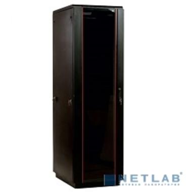 ЦМО Шкаф телекоммуникационный напольный 42U (600x800) дверь стекло, цвет чёрный  (ШТК-М-42.6.8-1ААА-9005) (3 коробки)