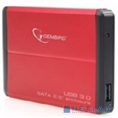 Gembird EE2-U3S-2-R Внешний корпус 2.5" Gembird EE2-U3S-2 ,  красный, USB 3.0, SATA