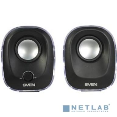 SVEN 330, чёрный (5 Вт, питание USB, подсветка)
