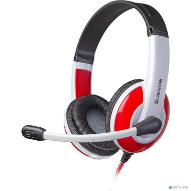 Defender Warhead G-120 красный + белый, кабель 2 м  [64098]