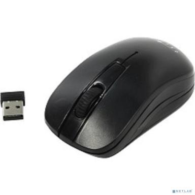 Oklick 445MW черный оптическая (1200dpi) беспроводная USB (3but) [945817]