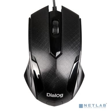 Мышь Dialog Pointer MOP-07U Black USB, оптическая, 3 кнопки + ролик