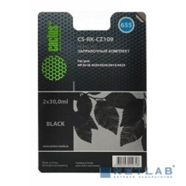 CACTUS Заправочный набор Cactus CS-RK-CZ109 черный 60мл для HP DJ IA 3525/5525/4515/4525