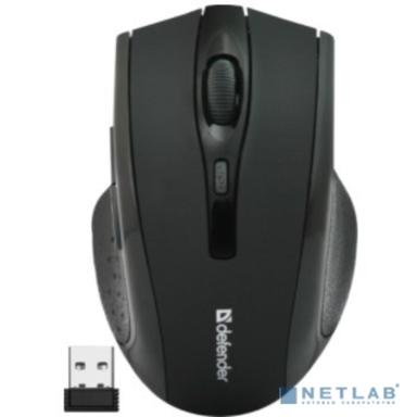 Defender Accura MM-665 Black USB [52665] {Беспроводная оптическая мышь, 6 кнопок,800-1200 dpi}