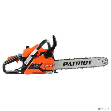 Бензопила PATRIOT PT3816 [220105510] {раб. объем 38сс, 2,0 л.с, шина 16", цепь 3/8" ; 0,050"/1,3mm ; 57 звеньев; облегченный запуск Easy Start;  очки и перчатки в комплекте }