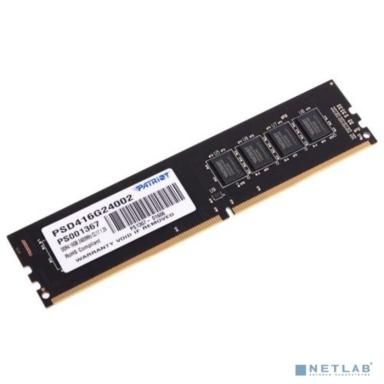 Patriot DDR4 DIMM 16GB PSD416G24002 PC4-19200, 2400MHz