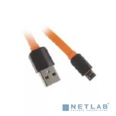 Кабель Continent  USB A - микро USB В 2.0 1м  QCU-5102OG 
