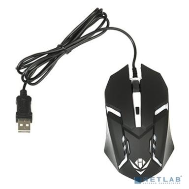 Мышь MOG-03U Nakatomi Gaming mouse - игровая, 4 кнопки + ролик прокрутки, USB, черная  