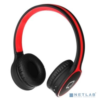 QUMO Accord 3 (BT-0020/BT-0021) Черно-красный  {накладная,  Bluetooth 4.2, 300  мА-ч, до 6х часов в режиме разговора} [21946]