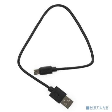 Кабель USB2.0 Гарнизон AM/MicroUSB, медь, 1м, черный, пакет (GCC-mUSB2-AMBM-1M)