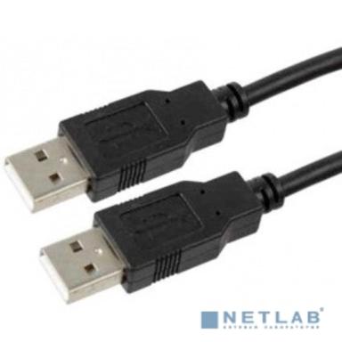 Cablexpert Кабель USB 2.0 Pro , AM/AM, 1.8м, экран, черный, пакет (CCP-USB2-AMAM-6)