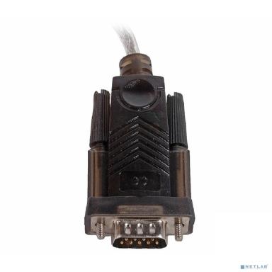 ORIENT Кабель-адаптер USS-101N18, USB Am to RS232 DB9M (Prolific PL2303HXD, поддержка Win 8.x/10), длина 1.8м, крепеж разъема - винты