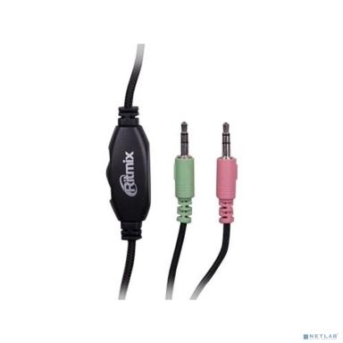 RITMIX RH-534M Grey наушники {105 дБ, разъем 2 x mini jack 3.5 mm}