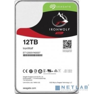 12TB Seagate Ironwolf (ST12000VN0007) {SATA 6.0Gb/s, 7200 rpm, 256mb buffer, 3.5",для NAS}
