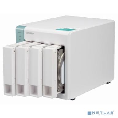 QNAP D4 Pro Сетевое хранилище, 4 Hot-Swap tray w/o HDD, Celeron N3060 dual-core 1,6GHz-2,48GHz, 1GB DDR3L (1x1GB up to 8GB), HDMI, 2xGE LAN, 3xUSB 3,0 