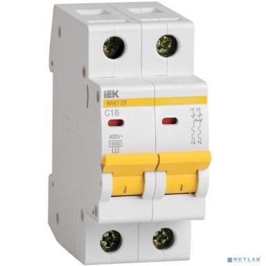 Iek MVA20-2-010-B Авт. выкл.ВА47-29 2Р 10А 4,5кА х-ка В ИЭК