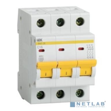 Iek MVA20-3-025-C Авт. выкл.ВА47-29 3Р 25А 4,5кА х-ка С ИЭК
