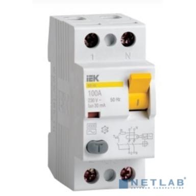 Iek MDV10-2-050-100 УЗО ВД1-63 2Р 50А 100мА ИЭК